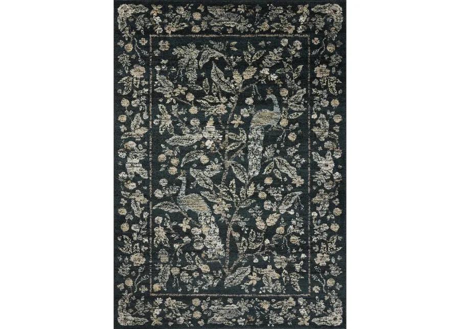 Laurel LAU-05 Navy 9''2" x 12''2" Rug by Rifle Paper Co.