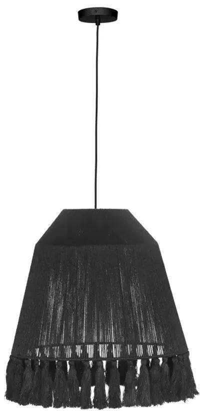 Bokaro Black Jute Pendant Lamp