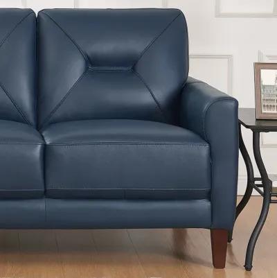 Mavis Top Grain Leather Loveseat