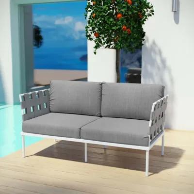 Modway - Harmony Outdoor Patio Aluminum Loveseat