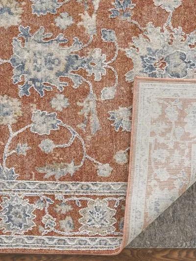 Pasha 39M7F 2' x 3' Red/Ivory/Blue Rug