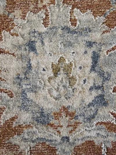 Pasha 39M7F 2' x 3' Red/Ivory/Blue Rug