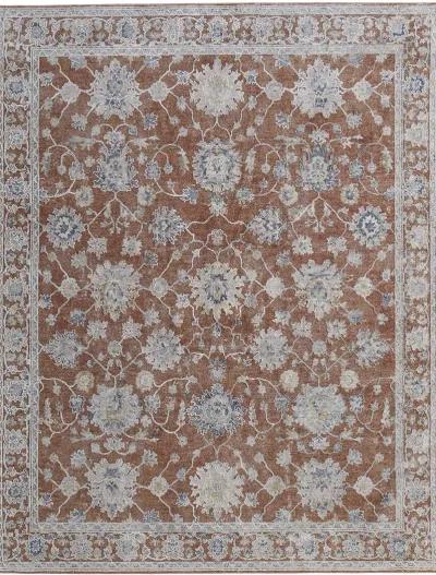 Pasha 39M7F 2' x 3' Red/Ivory/Blue Rug