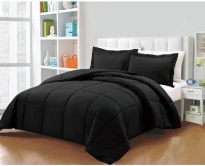 Hivvago Reversible Microfiber Down Alternative Comforter Set