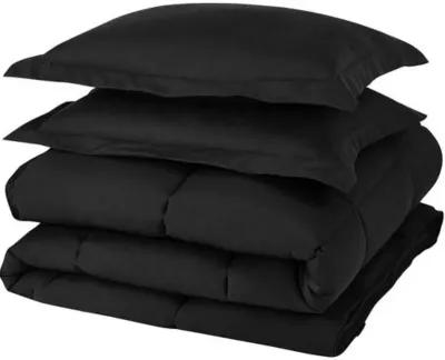 Hivvago Reversible Microfiber Down Alternative Comforter Set