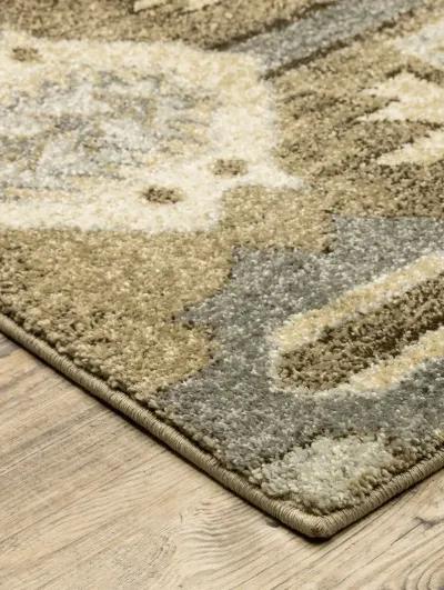 Florence 2'3" x 7'6" Beige Rug