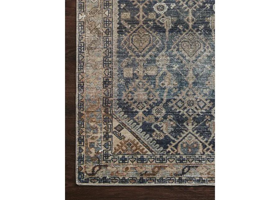 Lenna LEA01 Indigo/Natural 3'6" x 5'6" Rug