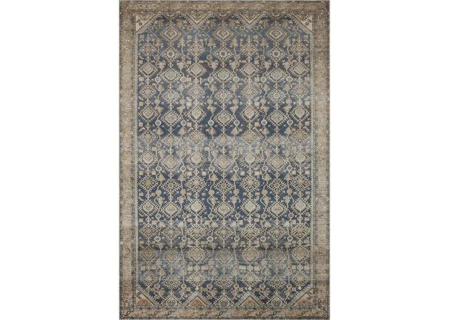 Lenna LEA01 Indigo/Natural 3'6" x 5'6" Rug