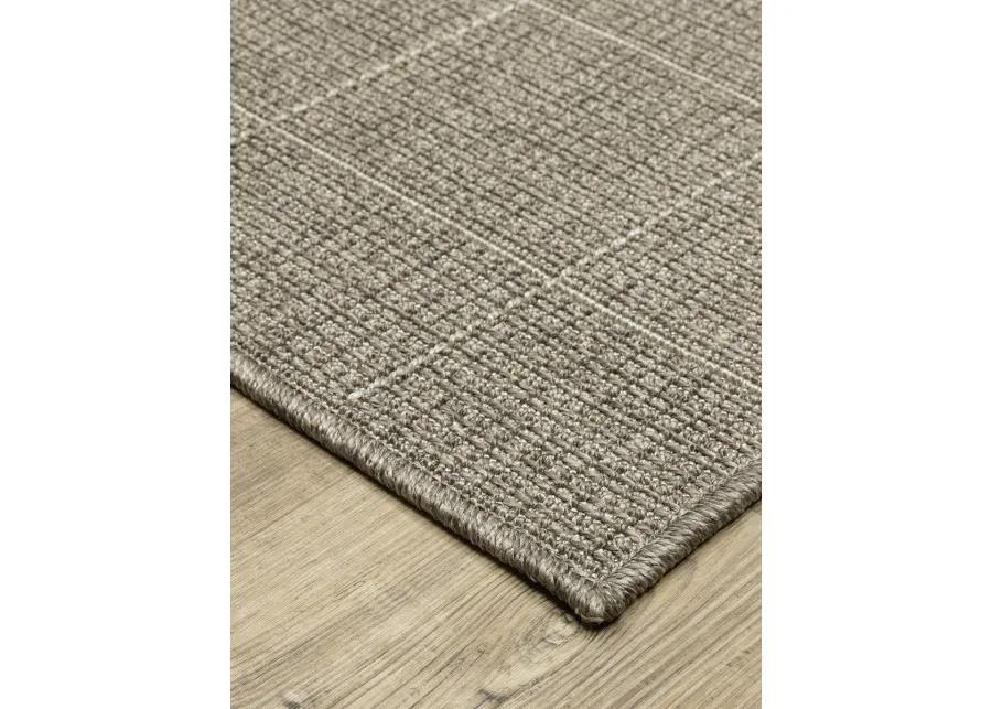 Caicos 7'10" x 10' Grey Rug