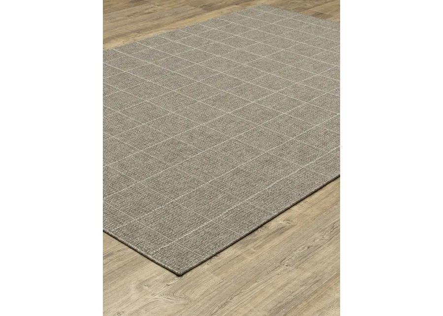 Caicos 7'10" x 10' Grey Rug