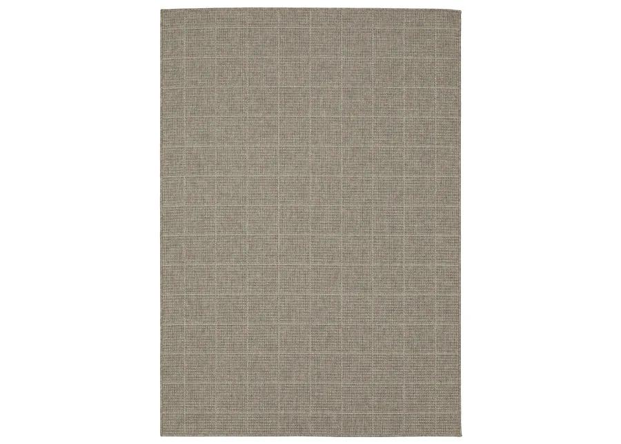 Caicos 7'10" x 10' Grey Rug