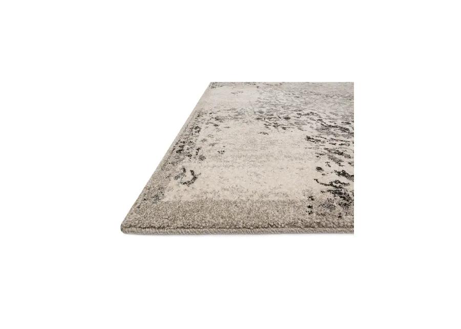 Emory EB01 Charcoal/Ivory 3'10" x 5'7" Rug