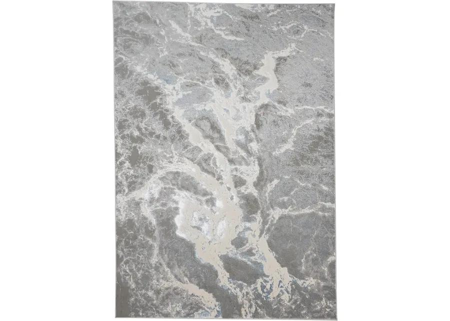 Azure 3539F 13' x 20' Silver/Gray/Ivory Rug