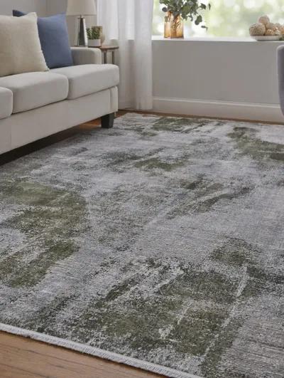 Cadiz 39N5F 4'10" x 7'10" Gray/Green/Silver Rug