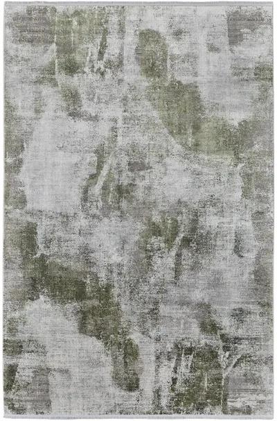 Cadiz 39N5F 4'10" x 7'10" Gray/Green/Silver Rug