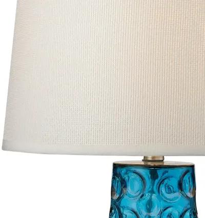 Hammered Glass 27'' High 1-Light Table Lamp