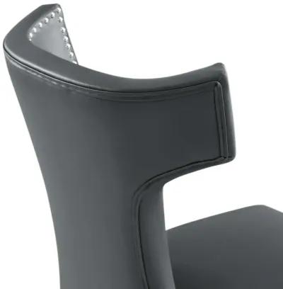 Curve Vegan Leather Dining Chair