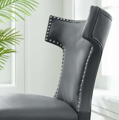 Curve Vegan Leather Dining Chair