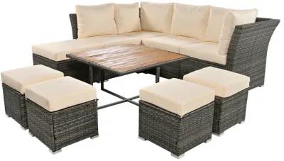 Merax Outdoor Conversation Sofa Set Patio Furniture Set