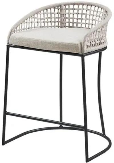 Belen Kox Hermosa Woven Low-Back Counter Stool, Belen Kox