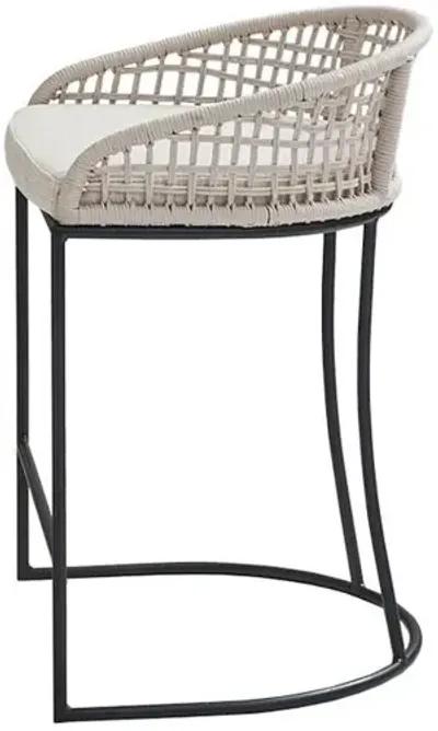 Belen Kox Hermosa Woven Low-Back Counter Stool, Belen Kox