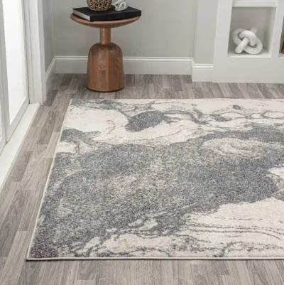 Marmo Abstract Marbled Modern Area Rug