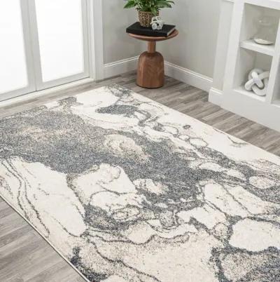 Marmo Abstract Marbled Modern Area Rug