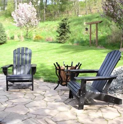 Sunnydaze Lake Style Adirondack Chair with Cup Holder