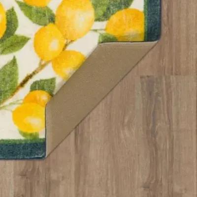 Lemon Grove Navy 2' x 3' 4" Kitchen Mat