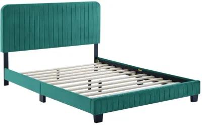 Modway - Celine Channel Tufted Performance Velvet Full Platform Bed