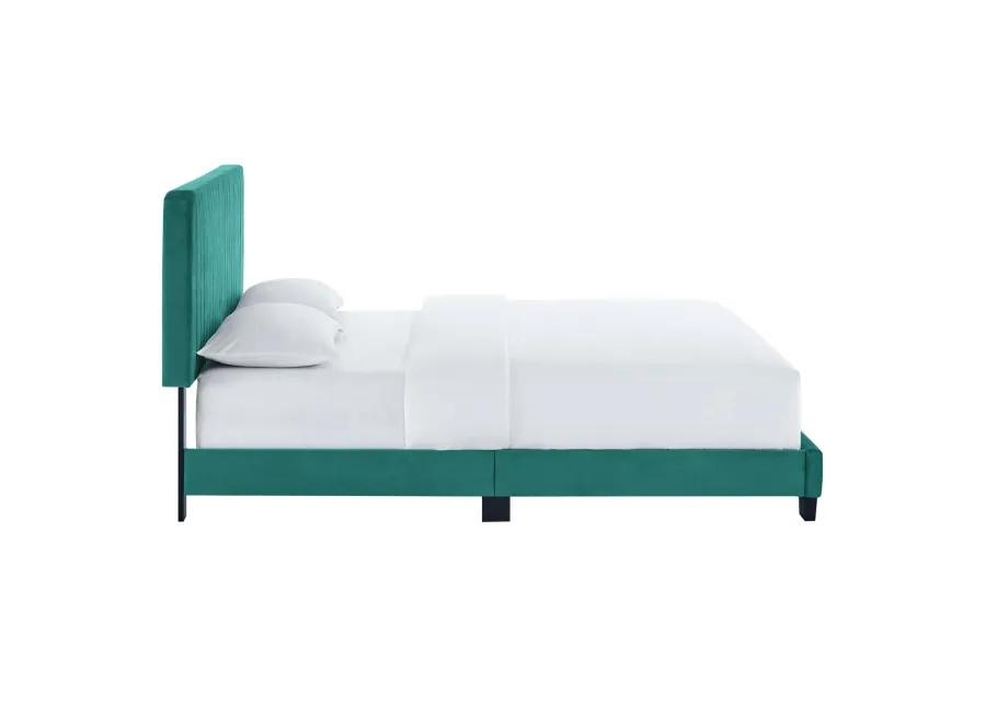 Modway - Celine Channel Tufted Performance Velvet Full Platform Bed