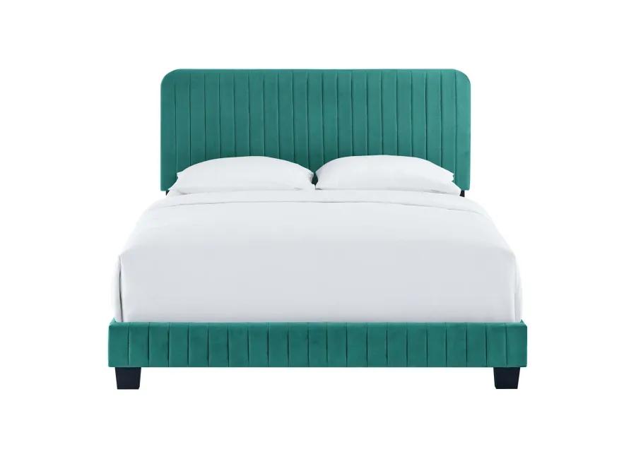 Modway - Celine Channel Tufted Performance Velvet Full Platform Bed