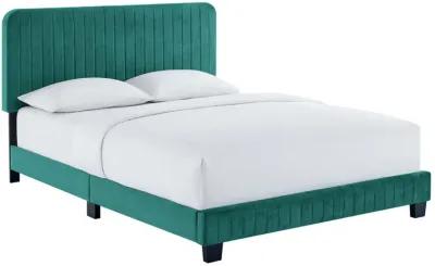 Modway - Celine Channel Tufted Performance Velvet Full Platform Bed