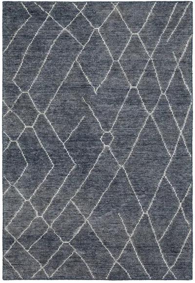 Tangier Spartel Blue Steel 5' X 8' Rug