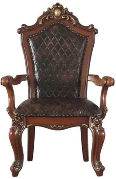 Picardy Armchair (Set of 2), Cherry Oak & PU