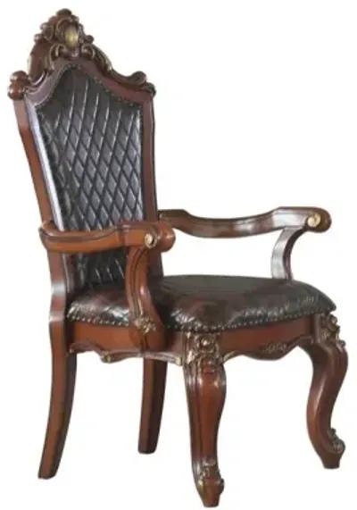 Picardy Armchair (Set of 2), Cherry Oak & PU