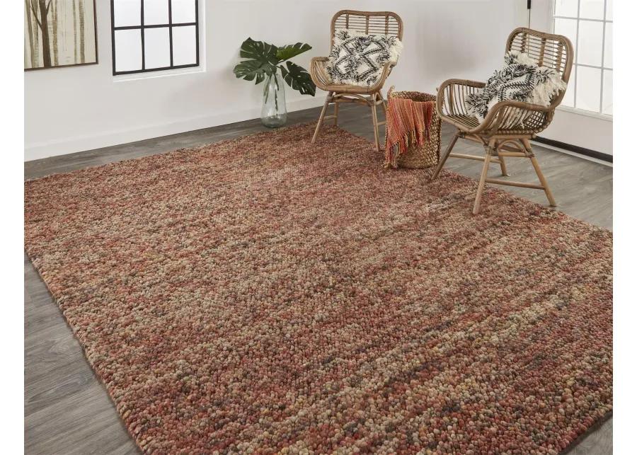 Berkeley 0821F Brown/Orange/Red 8' x 11' Rug