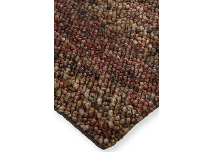 Berkeley 0821F Brown/Orange/Red 8' x 11' Rug