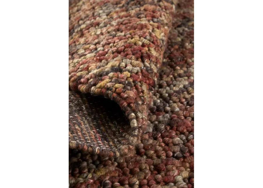 Berkeley 0821F Brown/Orange/Red 8' x 11' Rug