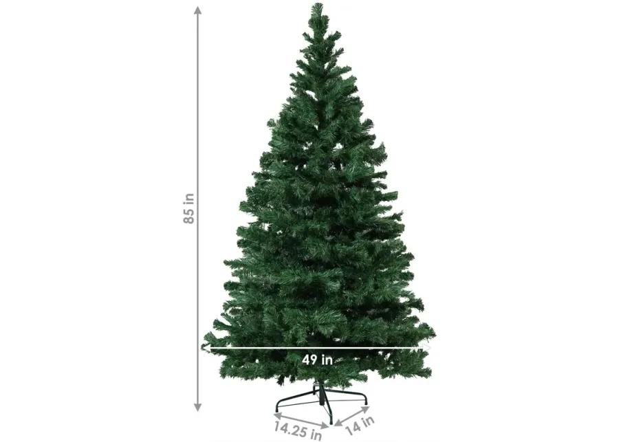 Sunnydaze Canadian Pine Indoor Artificial Christmas Tree - 7 ft