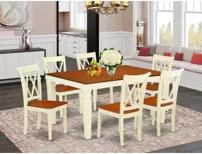 Dining Room Set Buttermilk & Cherry