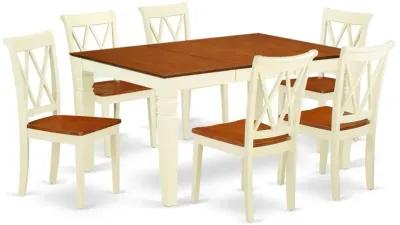 Dining Room Set Buttermilk & Cherry