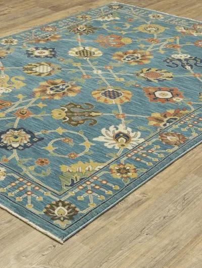 Francesca 3'3" x 5' Blue Rug