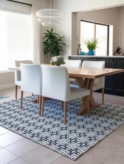 Marlo MO1 Navy 10' x 14' Rug