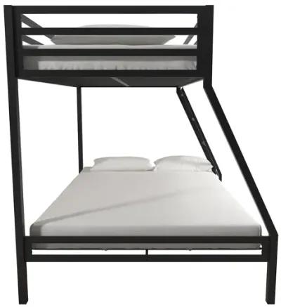 Mainstays Premium Twin over Full Metal Bunk Bed, Black