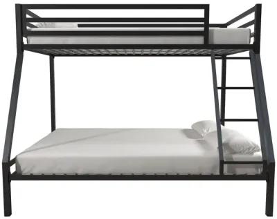 Mainstays Premium Twin over Full Metal Bunk Bed, Black