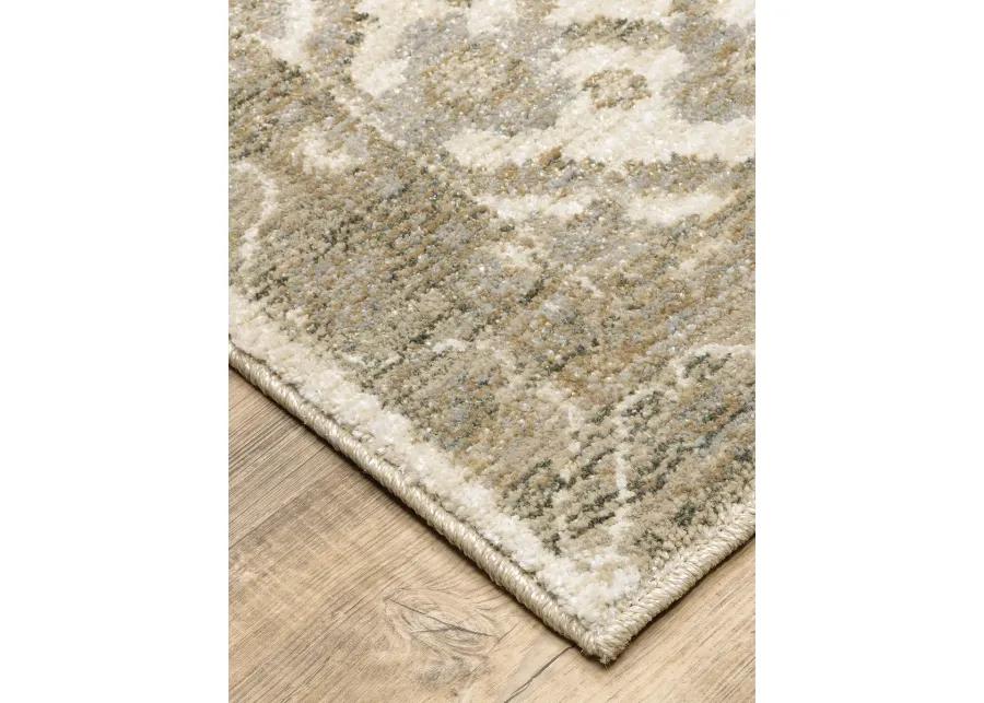 Andorra 2'6" x 12' Beige Rug