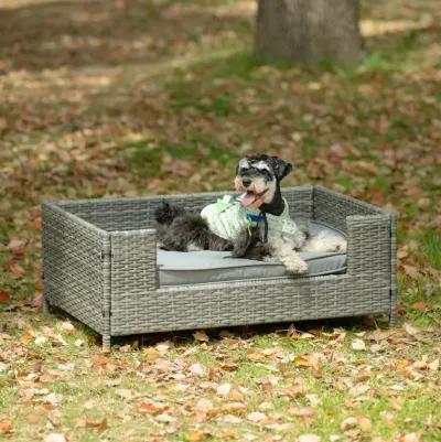 Assorted Pet Furniture including Dog Beds and Enclosures