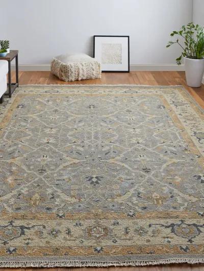 Corbitt 0611F 9'6" x 13'6" Gray/Gold Rug