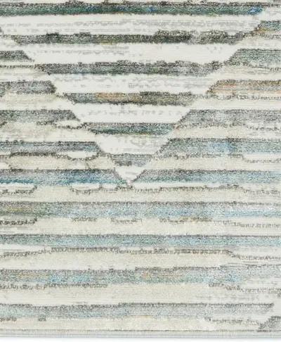 Melo Wilmot Blue 5'3" X 8' Rug